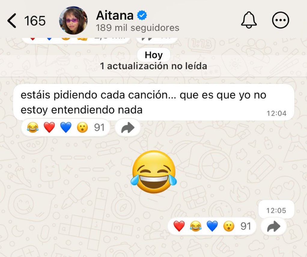 Mi niña ya le tiene mania a cierta cancion