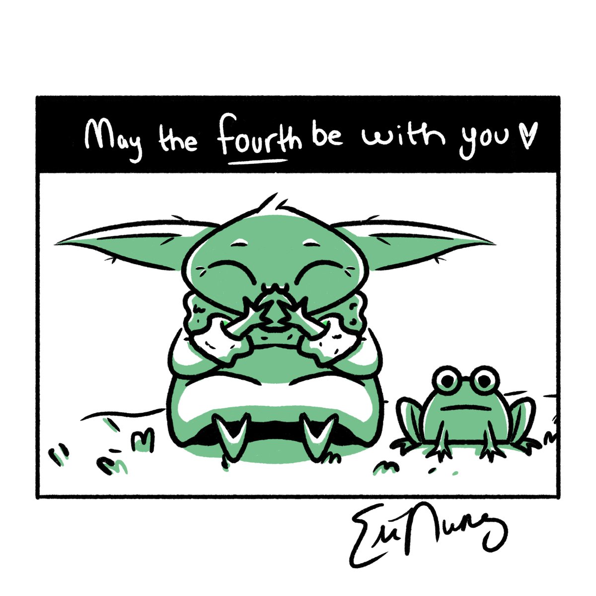 onion_scribbles's tweet photo. May the fourth be with you! 

#starwars #starwarsday #maythefourth #maythefourthbewithyou #mandalorianandgrogu #grogu #doodle #art https://t.co/nKeU8otpt4