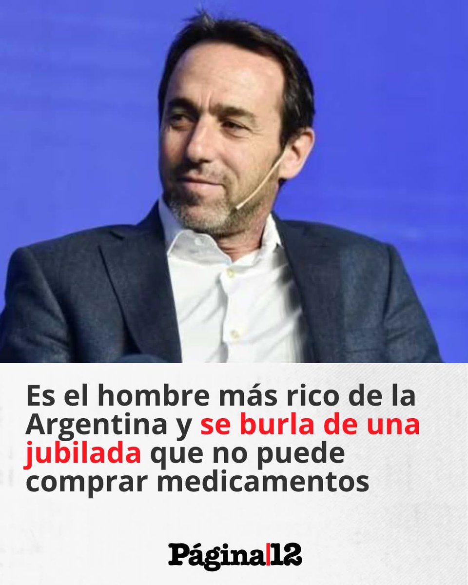 La miserable calidad humana de uno de los ricachones de este país: Marcos "sorete" Galperin.