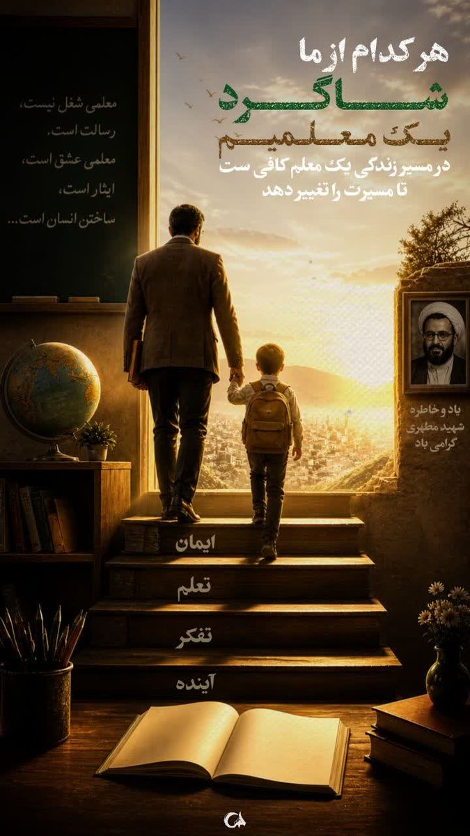 در سختی‌ها و چالش‌ها، معلمان با همت راسخ خود، همراهان همیشگی ما هستند
#سپاس_معلم
