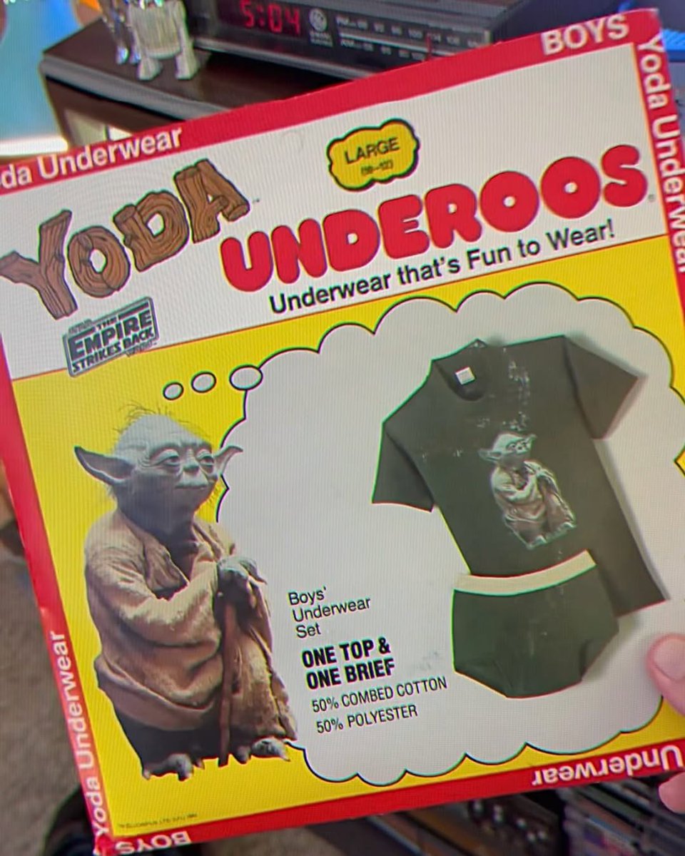 If you're not wearing Yoda Underoos right now, are you even celebrating Star Wars Day?