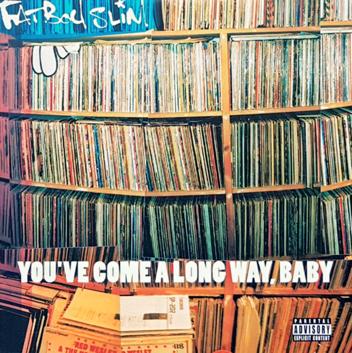 mrhansenrecords's tweet image. Just in: Fatboy Slim — You've Come A Long Way, Baby (Vinyl Me, Please Club Edition). 2xLP, sky blue w/ coffee splatter, foil-stamped numbered copy (limited to 2,000). Gatefold + 6-page booklet. wix.to/tfbDqHK #VinylCommunity #NowSpinning #RecordCollectors #FatboySlim