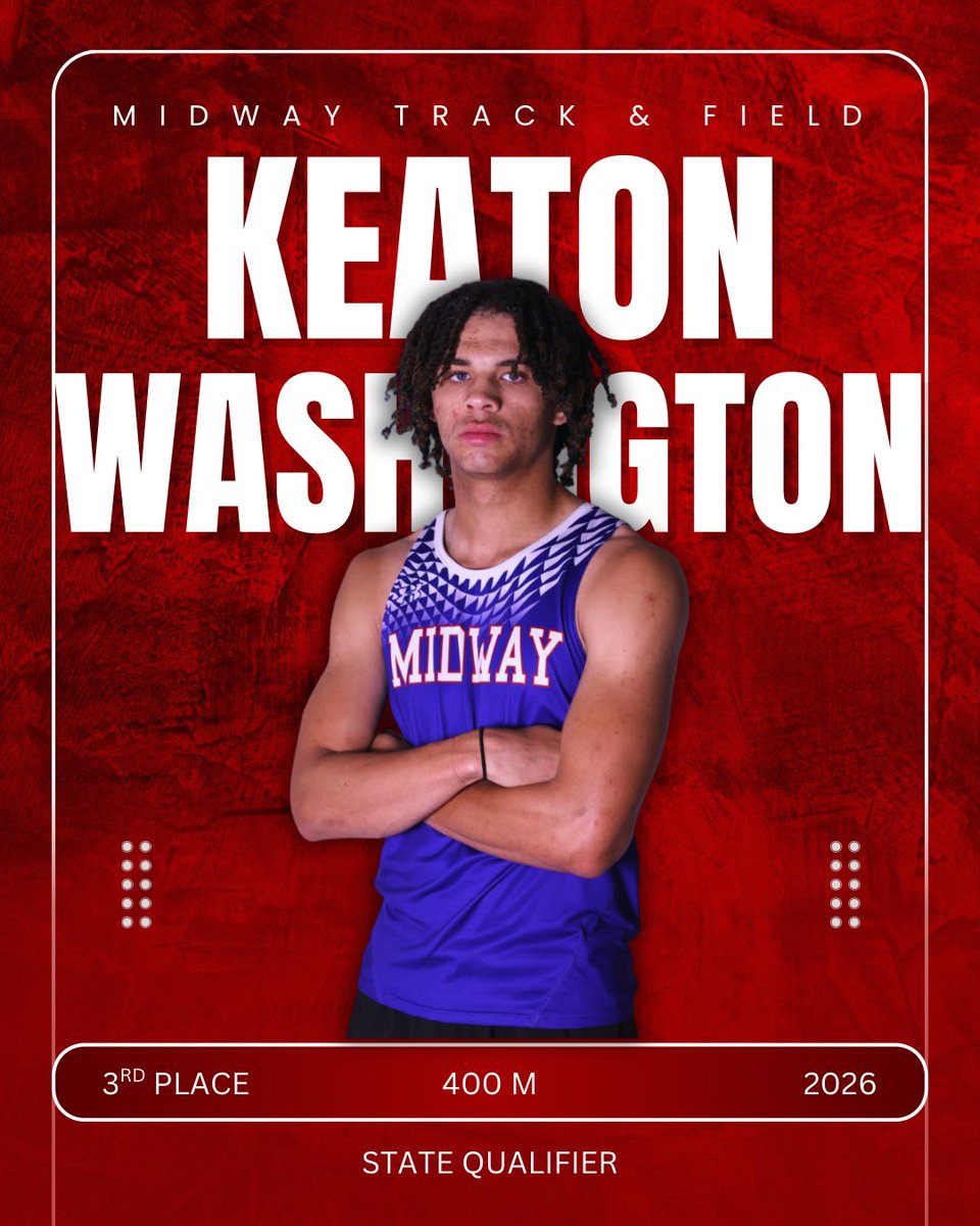 MidwayPanthers's tweet photo. They’re not done yet…

Madalann Viloria &amp; Keaton Washington are headed to the state meet on May 16.💪
 
#MidwayAthletics #PantherPride https://t.co/Y9QXhTdudh