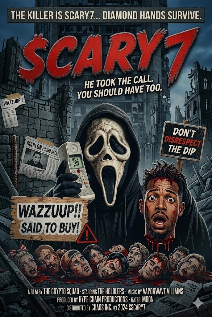 SCARY7Official's tweet photo. @1000xgirl seen this movie before… $SCARY7 runs next https://t.co/UFFr1LNrhf