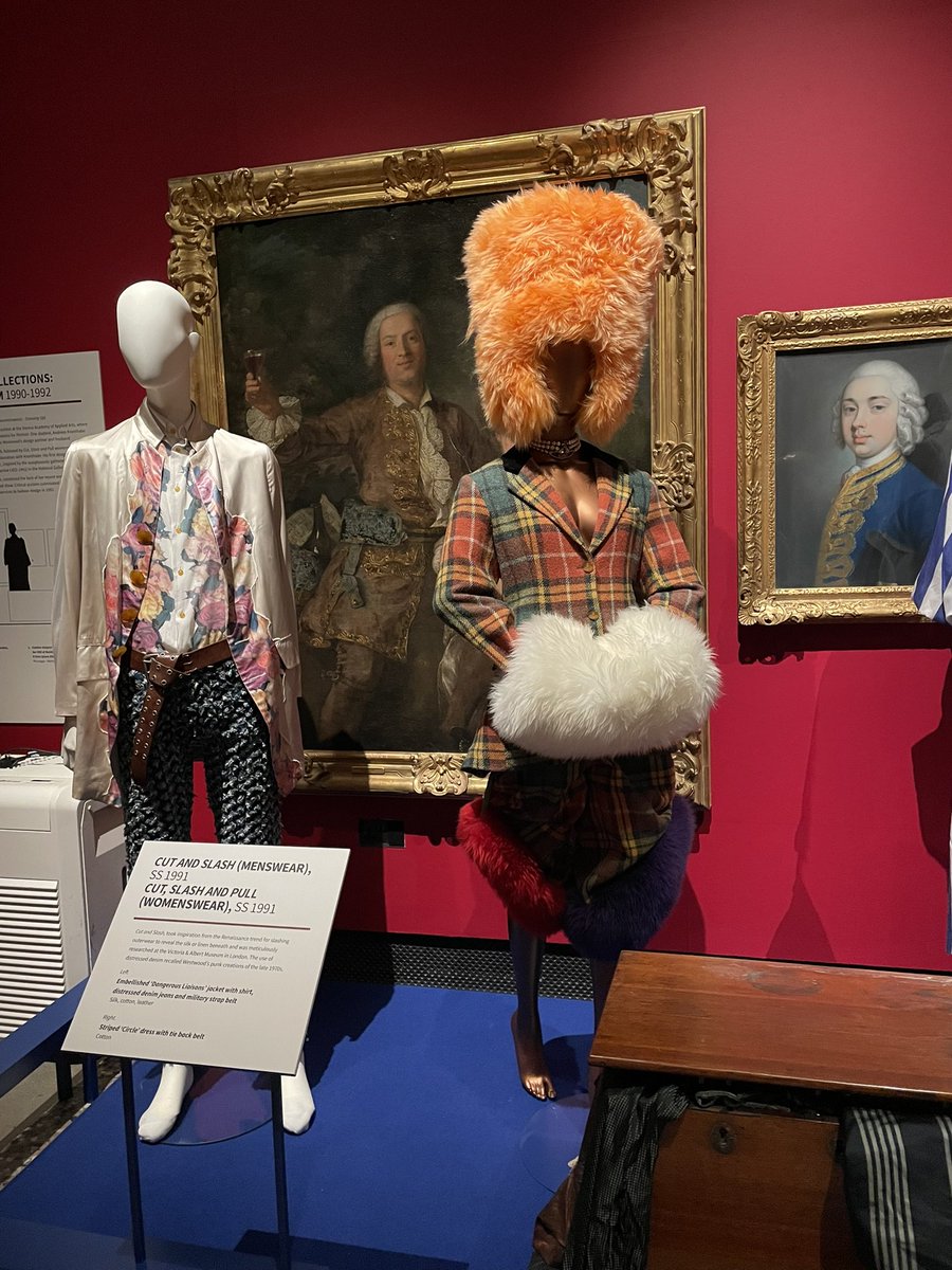 devereux1655's tweet image. There was a Vivienne Westwood exhibition on at Bowes museum today - so much to see #exhibition #museum #westwood #fashion