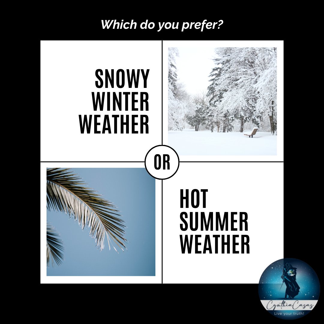CynthiaCasas_'s tweet image. Pick your side! ❄️ Are you all about cozy snowy winters or do you thrive in the heat of summer? Let's see where the votes lie! ☀️ #winterwonderland #summerheat #teamsnow or #teamsun?