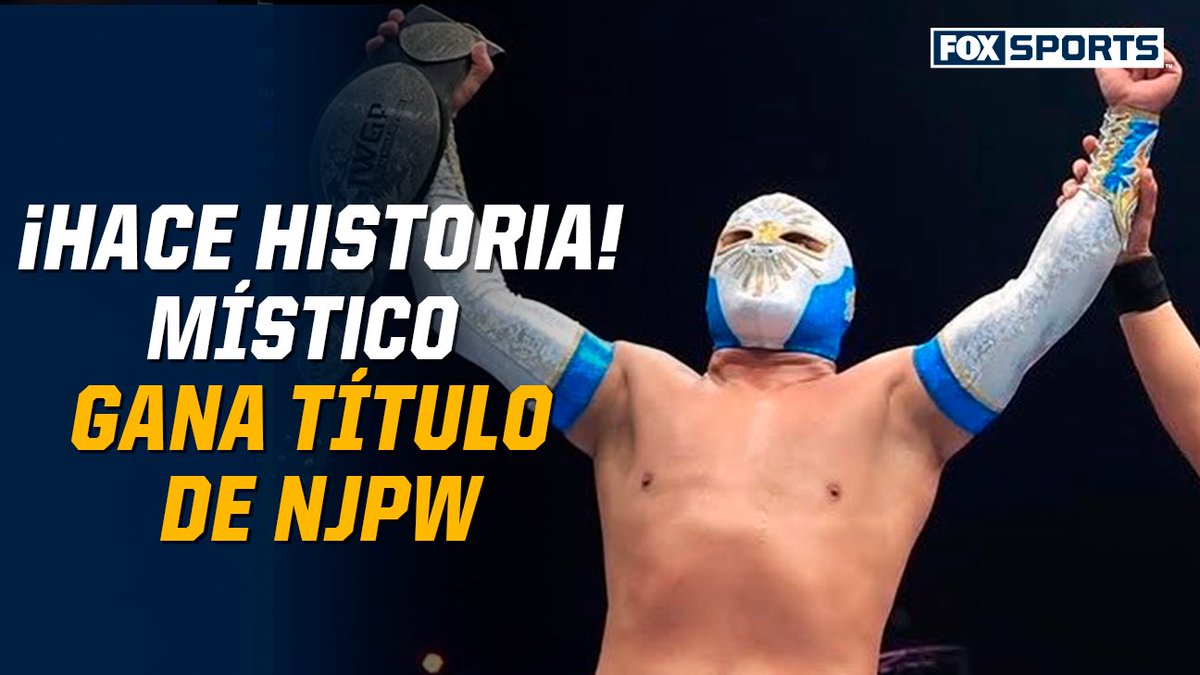 ¡MÍSTICO CAMPEÓN EN JAPÓN! 🏆🎌🤼‍♂️🙏

Místico sigue sumando triunfos en Japón, ahora conquistó el Campeonato de Parejas de Peso Jr. IWGP junto al Desperado. Con esto suma su segundo título en su carrera e NJPW, siendo de los pocos mexicanos en conseguir uno.

Además Andrade