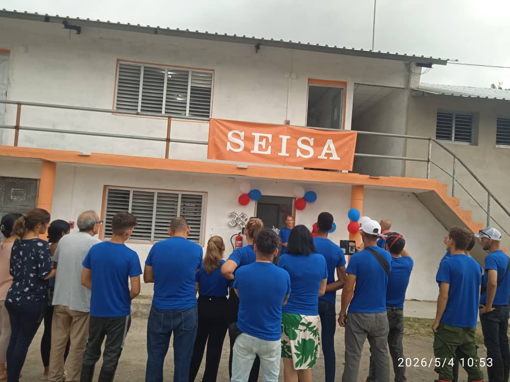 SEISACuba's tweet photo. Como parte de las celebraciones por el 38 aniversario de nuestra empresa, quedó inaugurada la nueva sede de la Sucursal #SEISA Cienfuegos. Un logro que refleja el compromiso, la dedicación y el trabajo en equipo de nuestros cienfuegueros
#SEISA38 #GELECT #38yMás #ConTodaSeguridad https://t.co/kK7KwugKwM