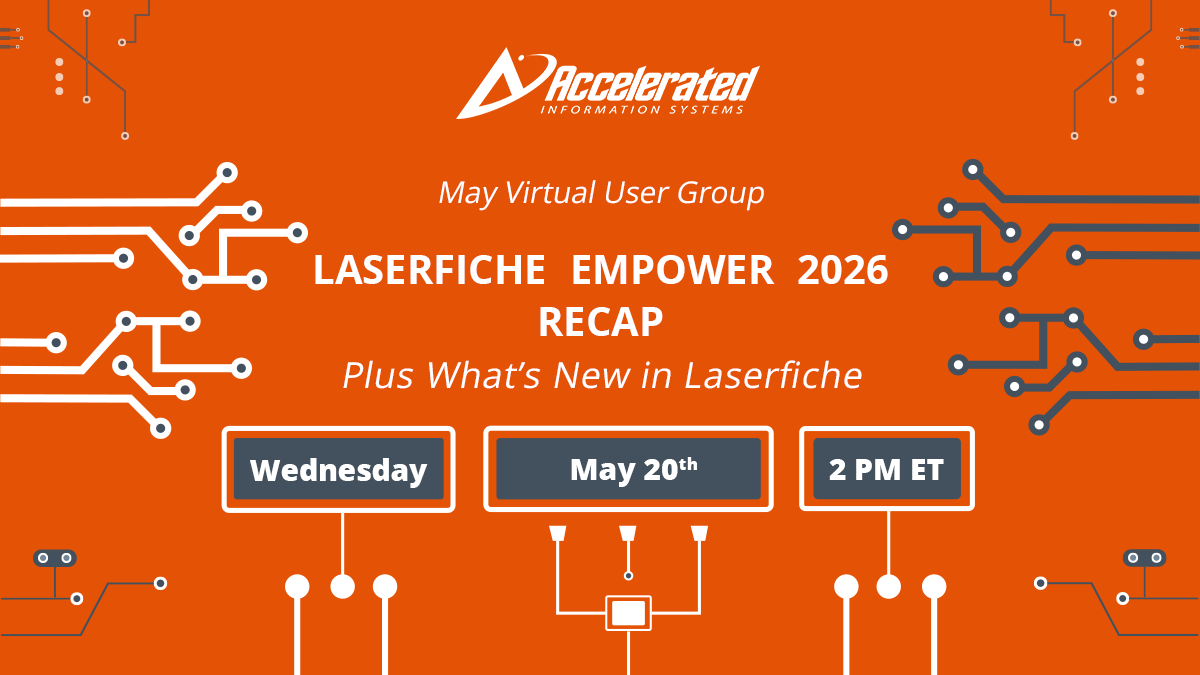 AISWW's tweet photo. 🤖@Laserfiche AI Agents are coming, marking a major shift from standard automation to truly #autonomous #AI #workflows. 

Join us to see how these virtual assistants will help your team scale output while maintaining strict #security and #governance: https://t.co/ep4a1c5qrD https://t.co/vW0Bbfnrhk