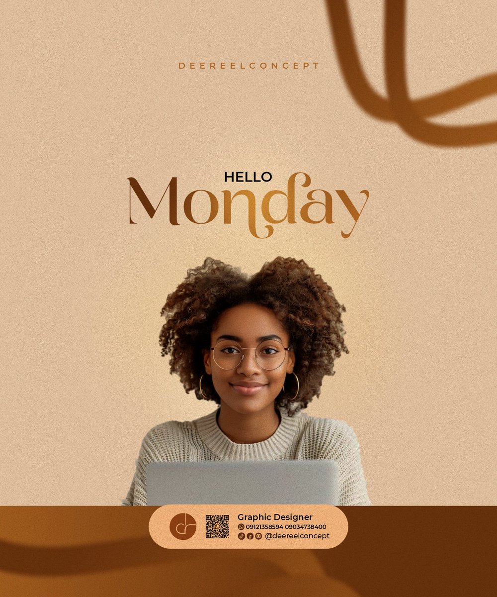 david93298361's tweet image. Hello Monday ✨
New week, fresh ideas, clean designs 🎨
Let’s build something great this week.
📩 Open for design projects

#HelloMonday #GraphicDesign #Branding #Creatives #MondayVibes