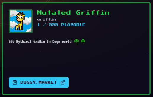 PixelPups20's tweet photo. Collection Mutated Griffin added to Doginals Arena.
#doginals #pixelpups https://t.co/nfdFoQJGmo