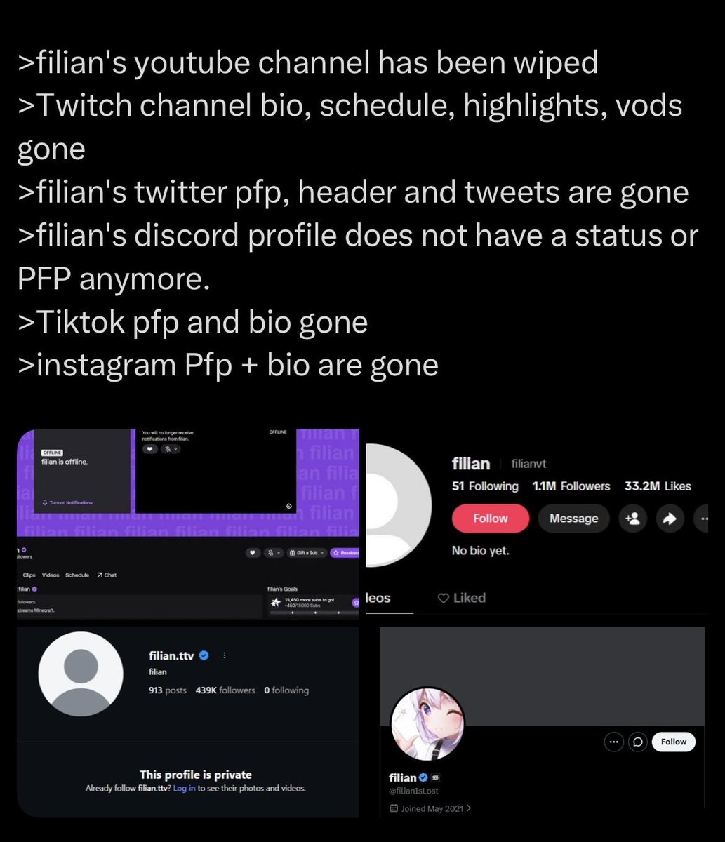 BadmammyVT's tweet photo. So like is there an update of what actually happened either fillan?

Is she actually pregnant? Or was that a joke!

If her agency did get rid of her, that so much profit lost why would they delete all accounts.. even Gwar gura account is up.. and still brings revenue.. https://t.co/ngXMW3S7vx