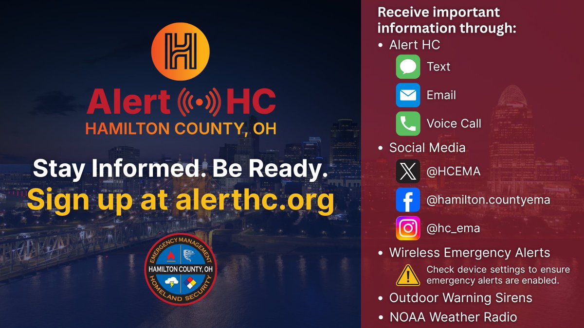 Hamilton County EMA tweet media