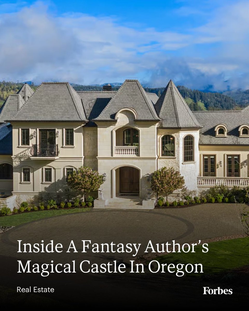 Forbes's tweet photo. A storybook silhouette rises in Oregon’s Willamette Valley, where fantasy becomes a framework for daily life and creative work is given the ceremonial space to flourish.

Read more: https://t.co/PoUifr1Snq
Photo: Justin Jones/Jones Media Shop https://t.co/haYbljdpIJ