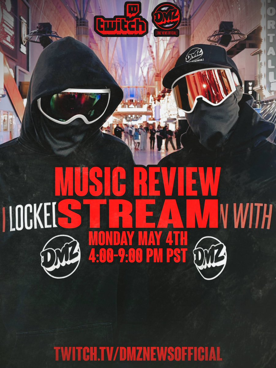 dmznewsofficial's tweet photo. 4:00 PM PST we are CALLING ALL PRODUCERS‼️🔒🚨

We want to hear YOUR MUSIC‼️🫵🏻

SEE YOU GUYS TONIGHT we cannot wait to hear what you’ve been COOKING‼️🔒🥳 https://t.co/Xon1bq0QNj
