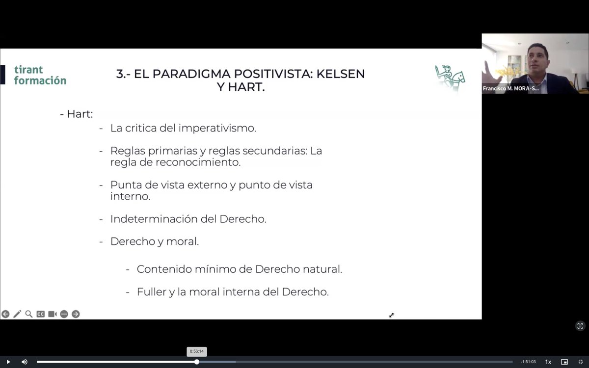 morasifuentes10's tweet image. Dicté la Lección 6 "ALGUNAS TEORÍAS DEL DERECHO CONTEMPORÁNEAS" en el #Máster de #Formación Permanente en #FilosofíaJurídica y #Política que desde el @idhbc_uc3m - @uc3m coordinan los profesores, @Rarfid y @patcuenca para #Formación @Tirant_ESP. ¡Muchas Gracias! @Tirantmexico