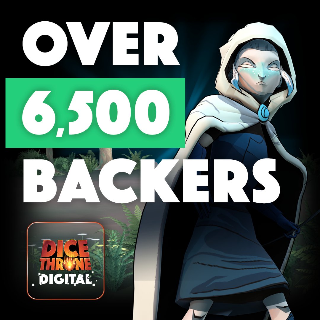 DiceThrone's tweet photo. This is it! It's the last chance to back 𝗗𝗶𝗰𝗲 𝗧𝗵𝗿𝗼𝗻𝗲 𝗗𝗶𝗴𝗶𝘁𝗮𝗹 on Kickstarter!
Don’t miss out on all the incredible Funding Quests we unlocked together like new Kickstarter Exclusives, new pledge levels and more!
https://t.co/qbJGd4p3B7 https://t.co/JpBj45sWQX