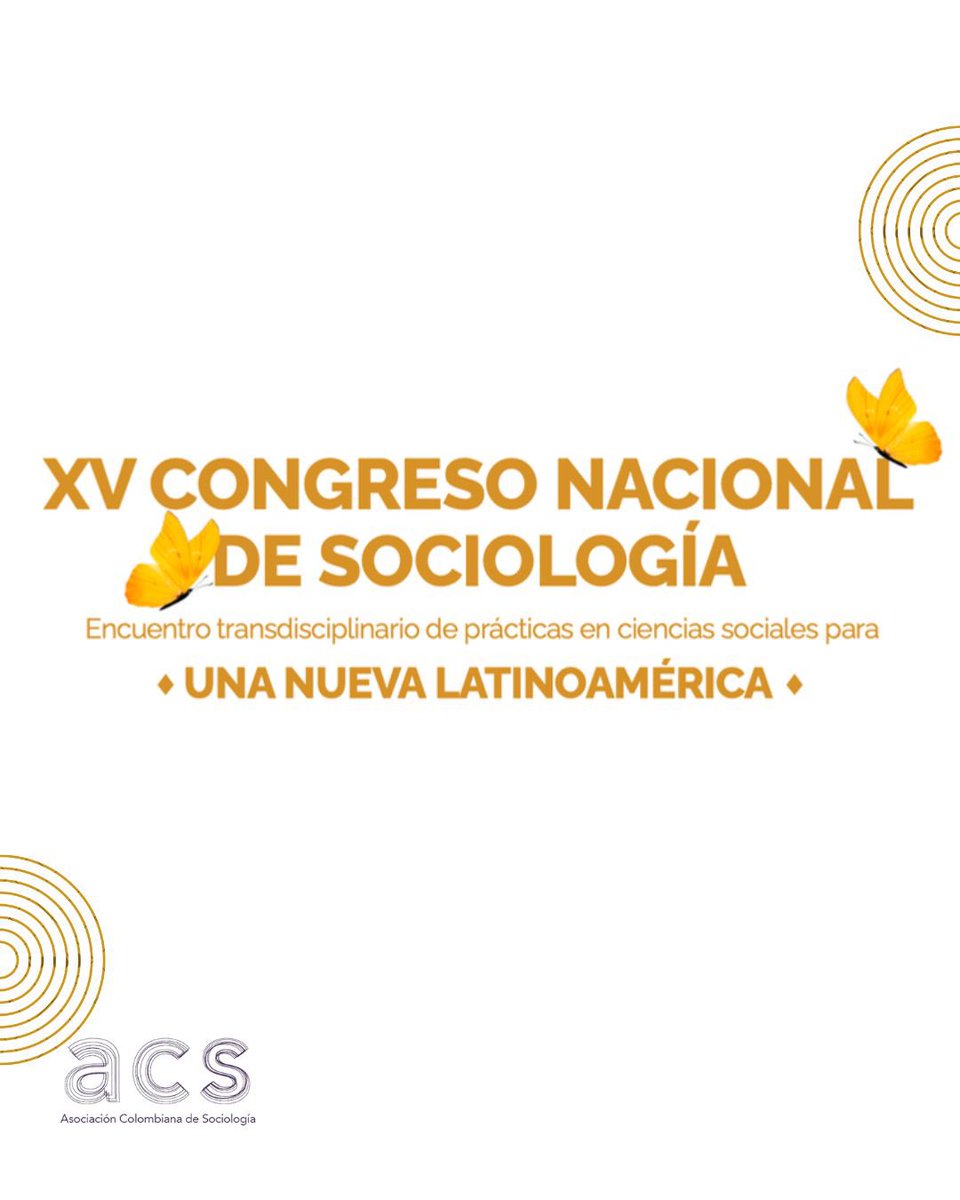 AcsSociologia's tweet photo. ¡Lanzamiento!!! 
8 al 11 de julio, Universidad Pedagógica Nacional, Bogotá https://t.co/5asVCF4UeO