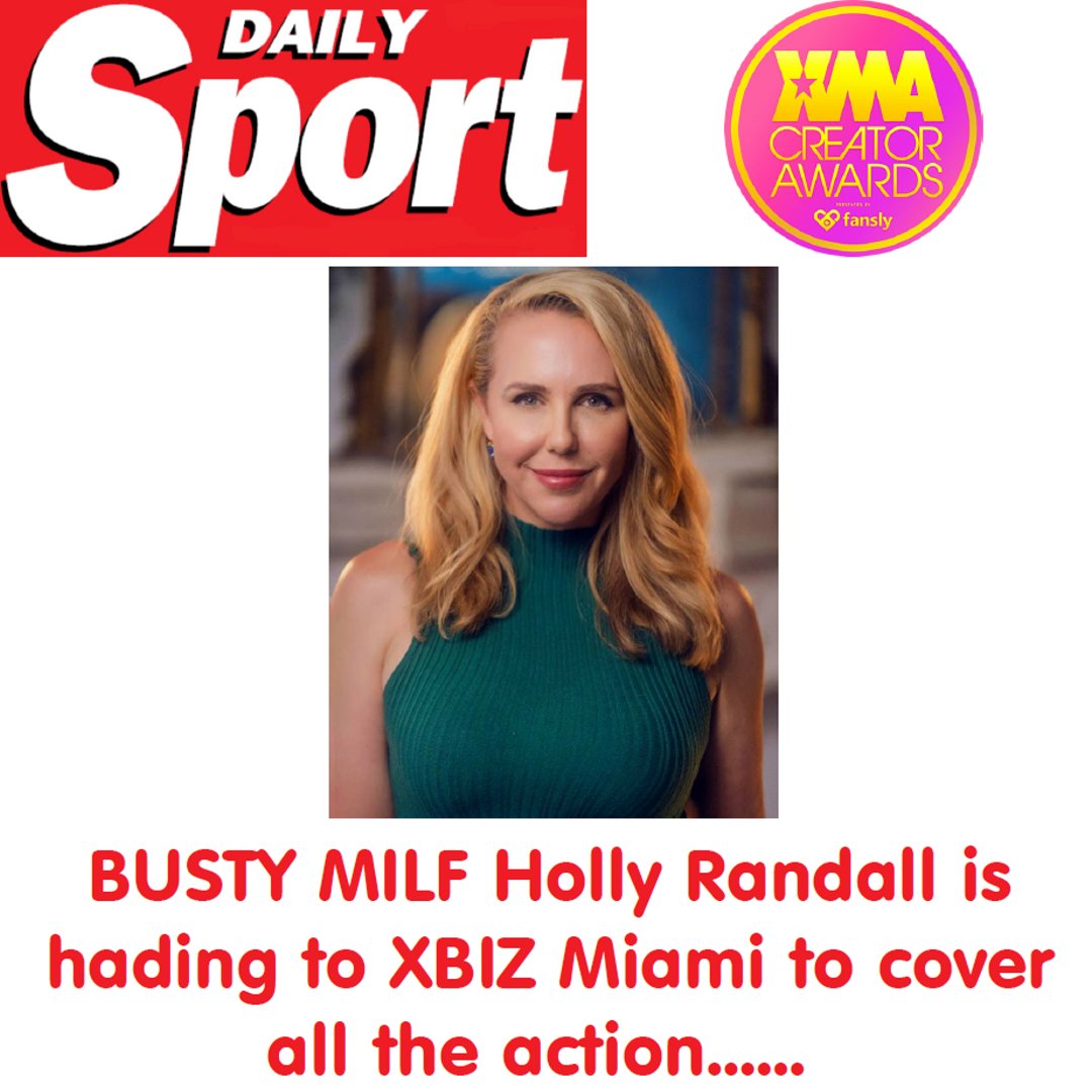 Daily_Sport's tweet photo. BUSTY MILF Holly Randall is heading to @XBIZ Miami to cover all the ACTION
https://t.co/uMsI4UdKug
#TheSport #AdultStar #DailySport #MondaySport #Pornstars #HollyRandall #XMAAwards #Stripchat #Interviews #Creators #RovingReporter #RedCarpet
@hollyrandall @bsgpr @stripchat https://t.co/hZwB6Ua5S5