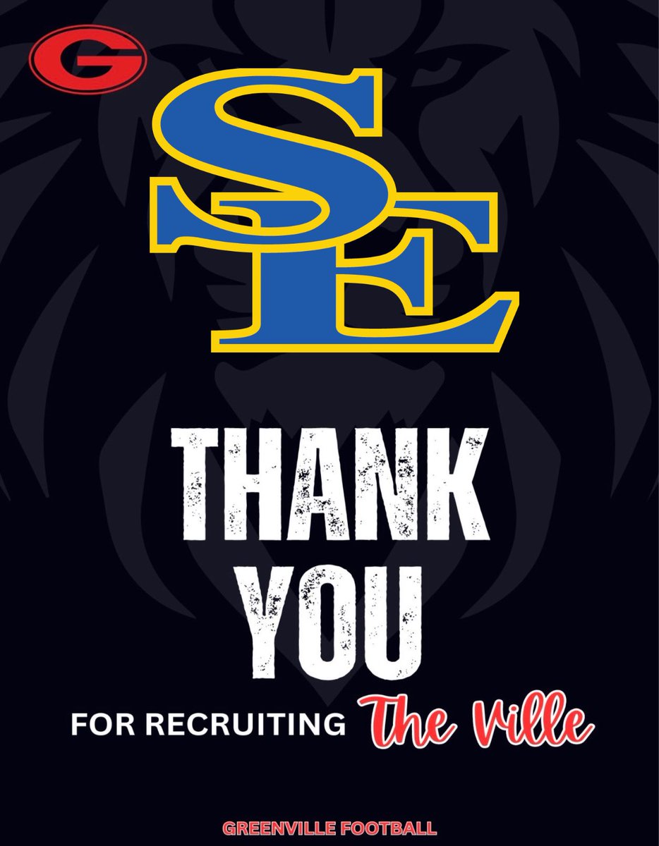 LionsFootball24's tweet photo. Thank you @SoutheasternFB For stopping by to recruit The Ville!🔴⚫️ https://t.co/EByS5gqZRI