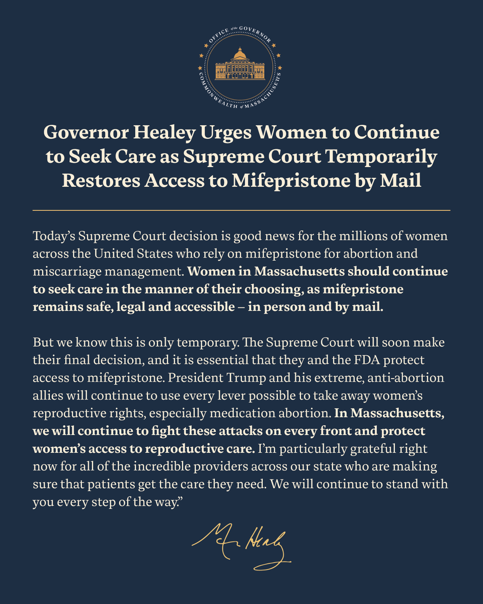 Governor Maura Healey tweet media