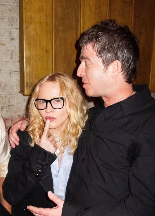 Madonna and Noel Gallagher