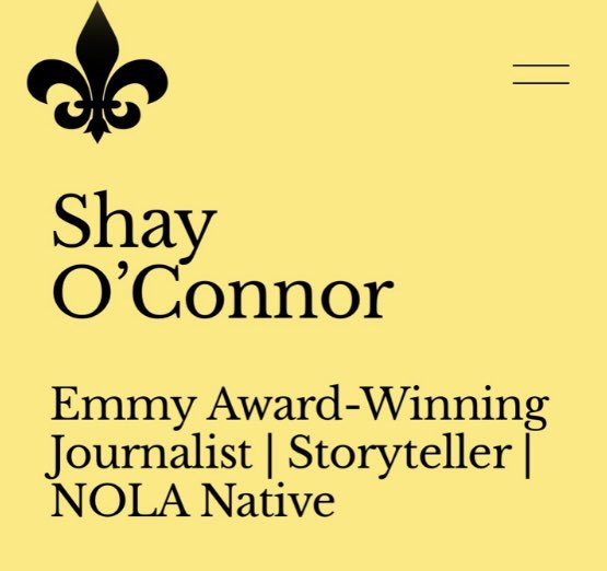 SHAYOCONNORNEWS's tweet photo. Yall, be sure to check out my website https://t.co/pVkC0IVpnE.🫶🏽⚜️ There you can subscribe to the SEAUX New Orleans weekly newsletter, share story tips and watch my podcast! 
Email shayoconnornews@gmail.com to become a guest!🌸 #504Day #NewOrleans https://t.co/l26aGuPDsQ