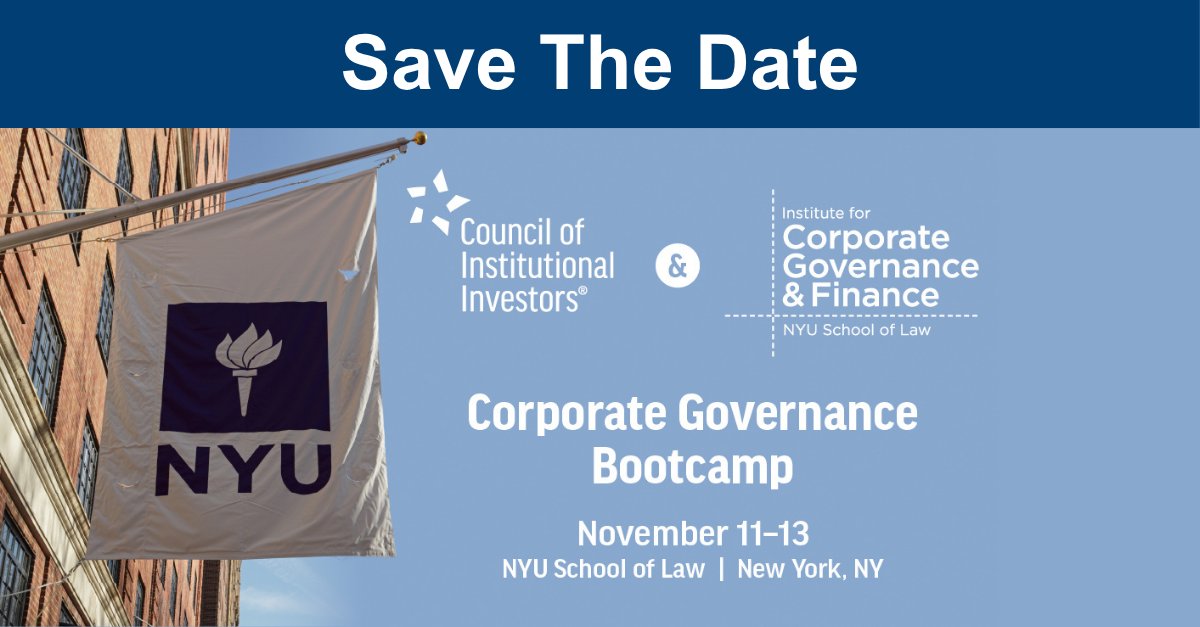 Council of Institutional Investors tweet media