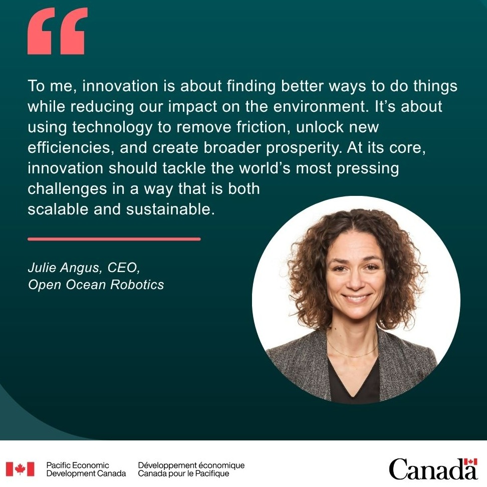 PacifiCanEN's tweet photo. We’re celebrating #CanadianInnovationWeek!

Our investments are fueling innovation across #BC &amp; leaders from @AbcmiNews, @ForesightCAC, @lifesciences_bc, @moment_energy, @OceanRobotics &amp; @SFU’s @4D_LABS inspire us with what innovation means to them.

Swipe for more 👉

#CIW26
