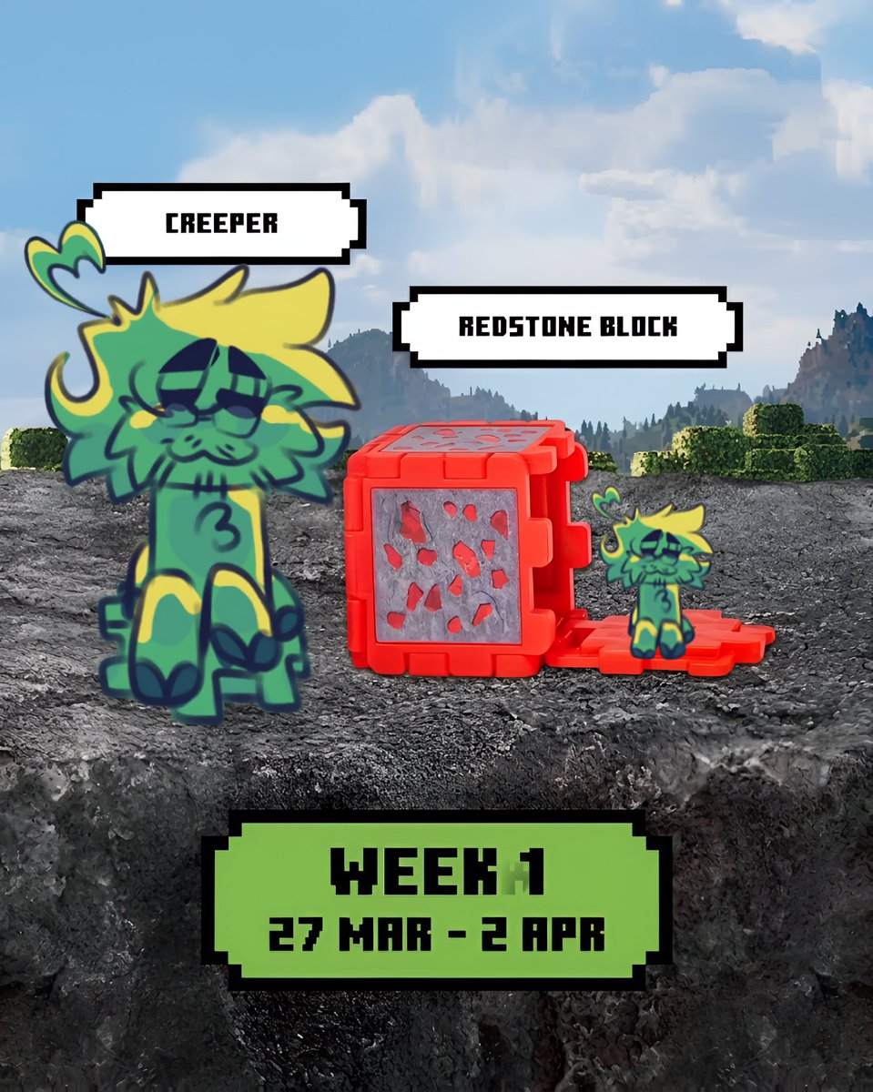 Proctllenh_X's tweet photo. Mc Donald's 2025 nostalgic
#vexthecreeper #mcdonalds #minecraft #creeeper #minecraftmovie https://t.co/QrLxWgfHm0