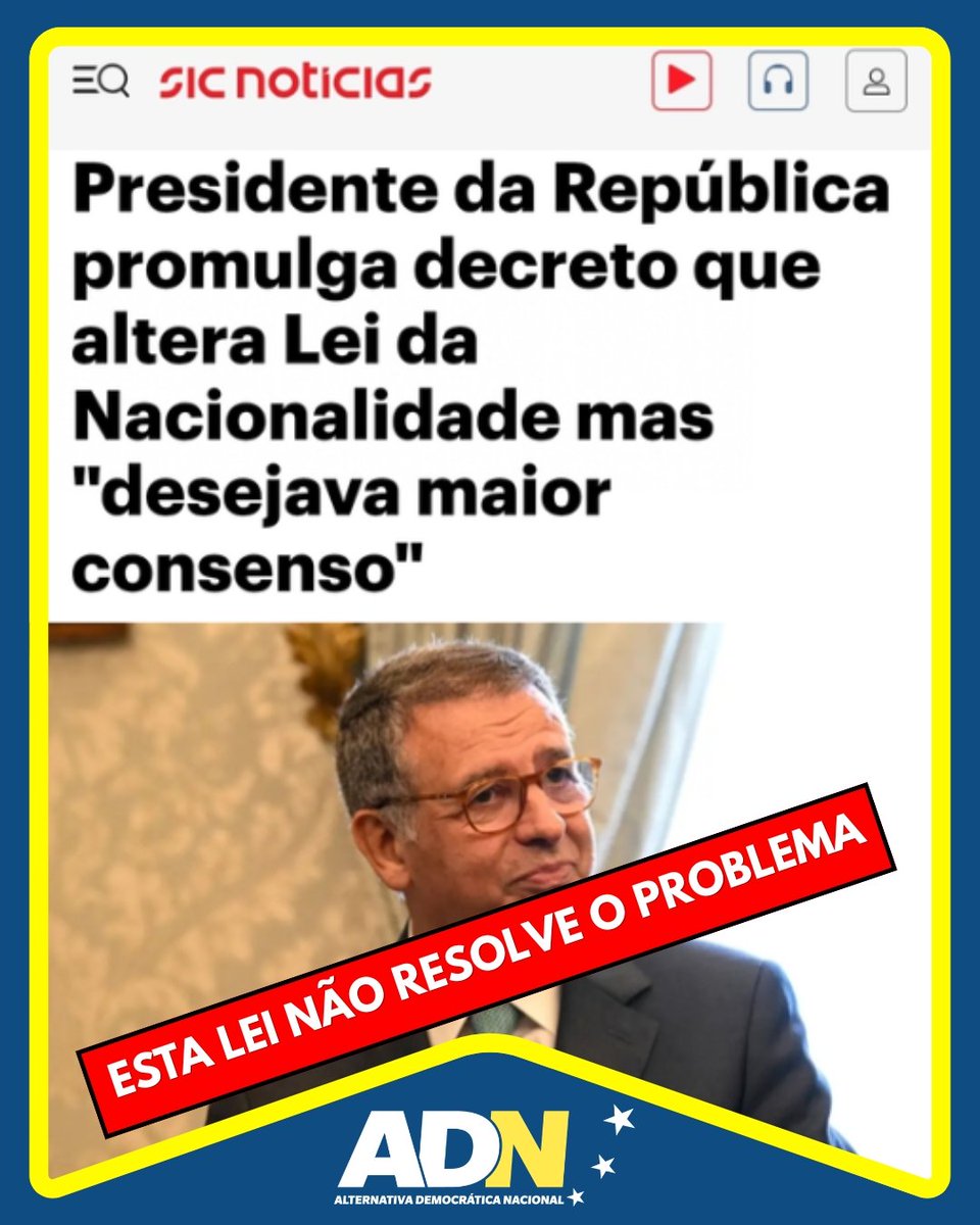 A nova Lei da Nacionalidade foi promulgada. Quase todos Aplaudiram. Comemoraram. E o ADN pergunta: comemoraram o quê, exactamente? Os números são estes:
1,6 milhões de Imigrantes com autorização de residência em Portugal (2024) 
Representa - +280% de crescimento desde 2017, eram