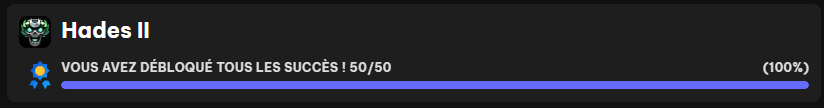 Wolfog54's tweet photo. Enfin le petit 100% de #hades2 https://t.co/q6S4Q9b2dN