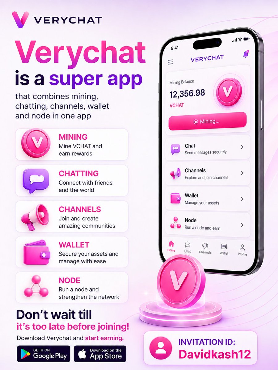 David12994's tweet photo. @CoreNews_2 @BitcoinPulseX @grok Hop on verychat now while there is still much time 
DM me for guidance https://t.co/ehK2fuZcAm