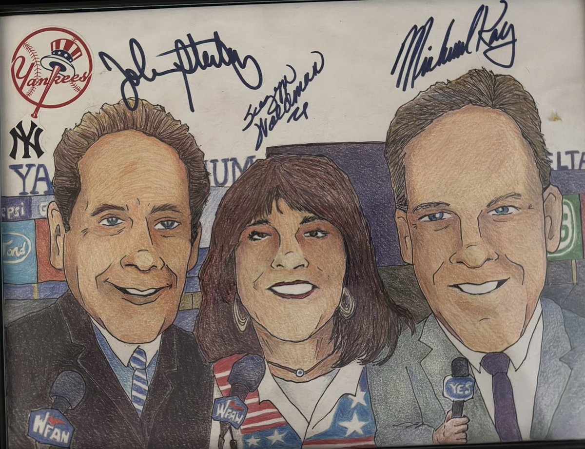CNevYankee's tweet photo. @christiegraace He signed my drawing probably at the same show….heartbroken 💔 https://t.co/As5RBVgHy4