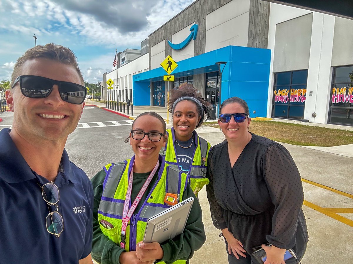 ProjectFocusUSA's tweet photo. Building community partnerships🤝

Thank you to https://t.co/ZytaApkHcK for hosting the Focus team for an insightful tour and a look at what’s possible for the future.

We look forward to continuing the conversation and growing together!

#ProjectFocus #Amazon #Community https://t.co/h4j0IEAUQS