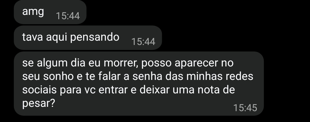 Quando você é médium onírico esse é o tipo de coisa que pode acontecer