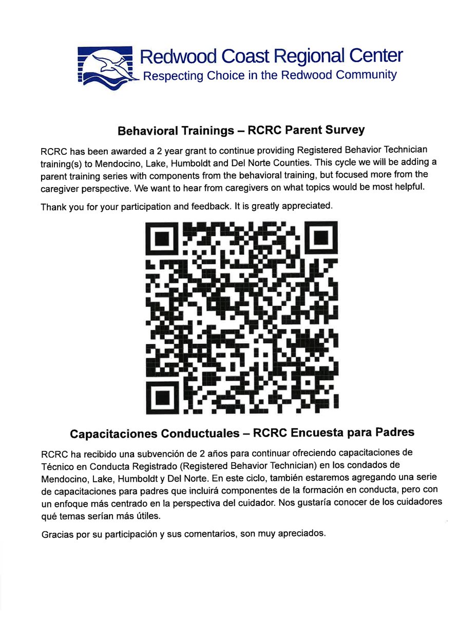 Redwood Coast Regional Center tweet media