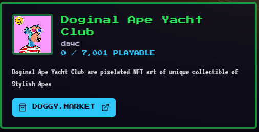 PixelPups20's tweet photo. Collection Doginal Ape Yacht Club added to Doginals Arena. #doginals #pixelpups https://t.co/OgdsL0xpId