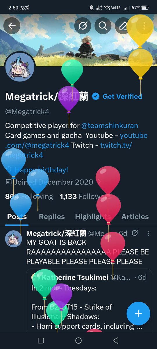 Megatrick/深紅蘭 tweet media