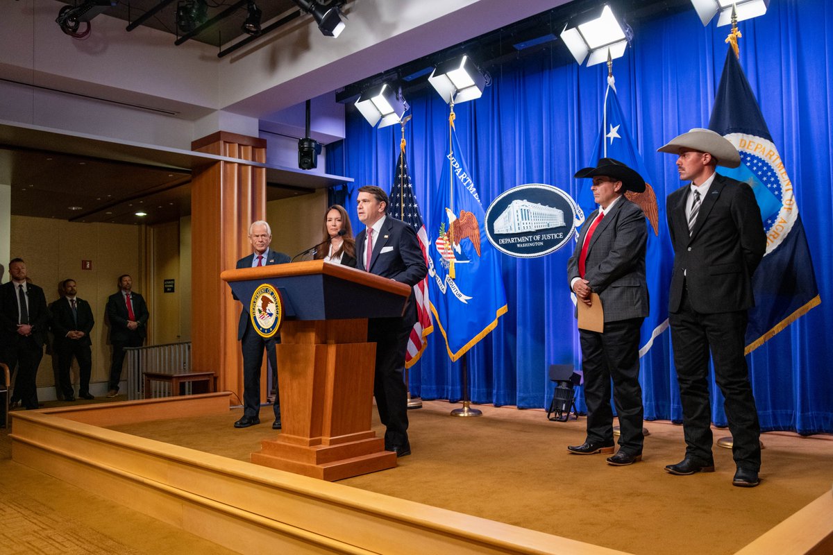 U.S. Department of Justice tweet media