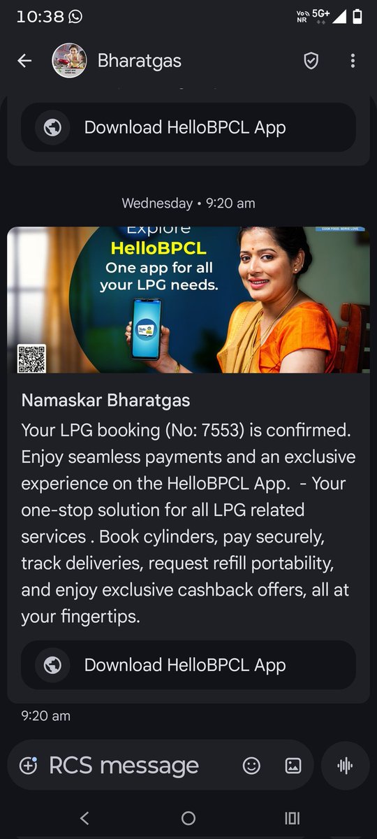 SumerChandra13's tweet photo. 29/04/2026 की बुकिंग है अभी तक सिले��डर नहीं मिला।।
@Bharatgas_LKO https://t.co/85qLipHjz4