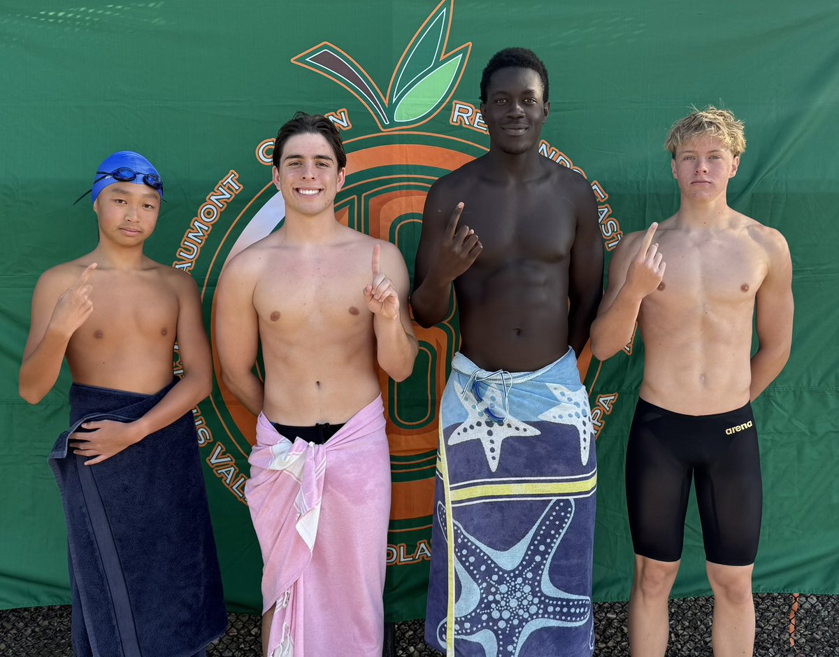 ath_bhs's tweet photo. Congratulations to these boys for their performance at league finals on Friday!                                                  CBL Champion 50 freestyle with PR 22.24
Joey Tyree

CBL Champions 200 freestyle Relay Team 
PR 1:32.39
Eric Zhang
Micah Araiza
Micah Yleah
Joey Tyree https://t.co/ZVAwK3mQco