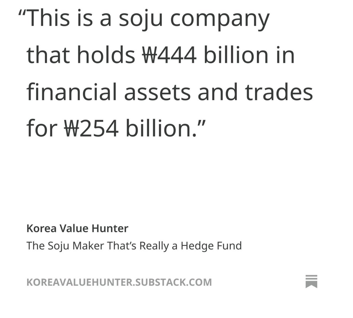 Korea Value Hunter tweet media