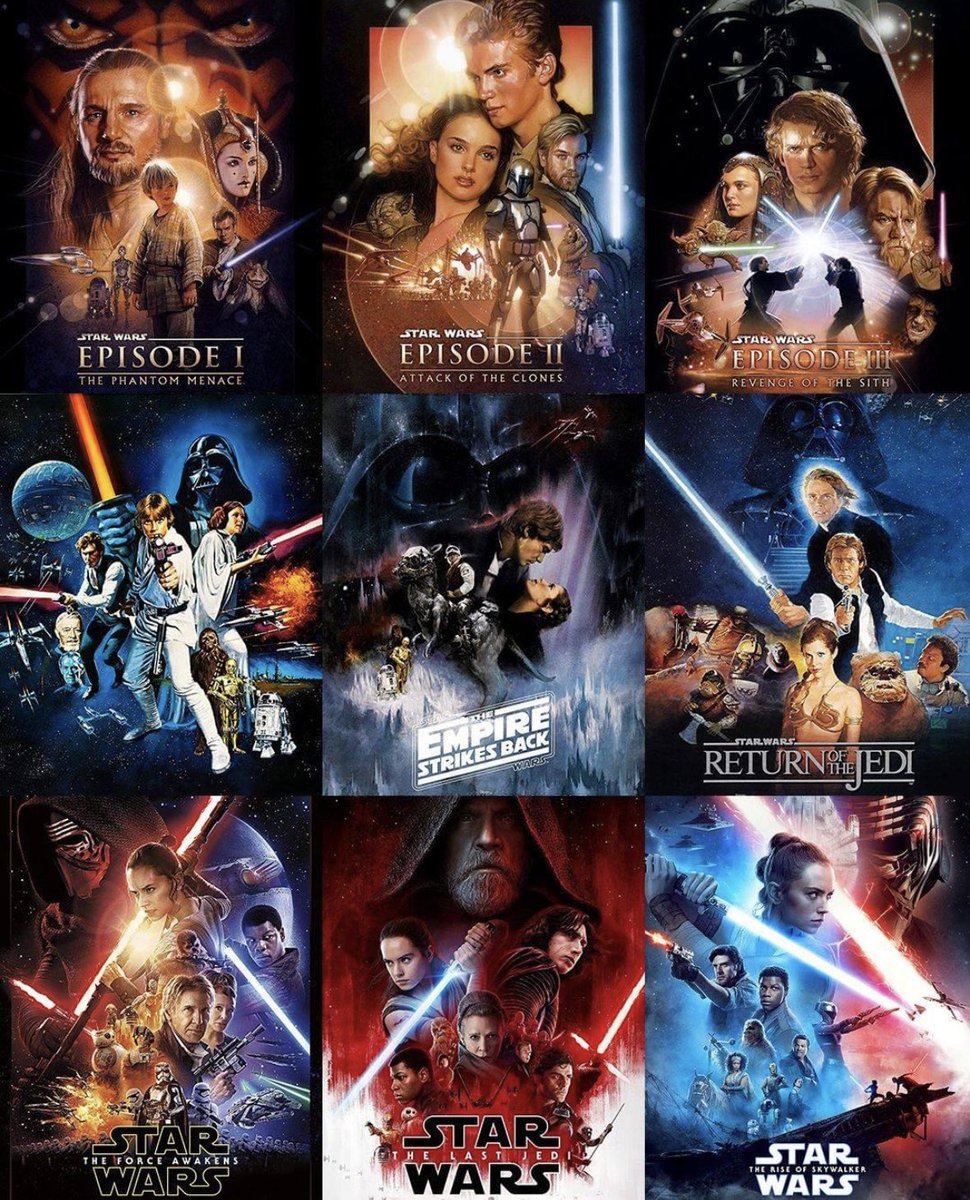 LBeskar's tweet image. 🔴Con motivo del #MayThe4thBeWithYou ¿Cuál es vuestra película favorita de cada Trilogía de #StarWars?🔴⬇️⬇️
