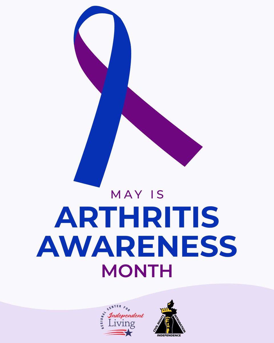 CDRNYS's tweet photo. May is Arthritis Awareness Month 💙
Arthritis can bring daily challenges with pain, stiffness, and mobility.
This month, CDR and RCIL stand with everyone living with arthritis and help raise awareness.
#ArthritisAwarenessMonth #Arthritis #CDR #RCIL https://t.co/ivxx4vz8Iy