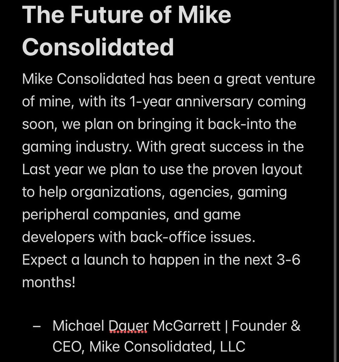 Mike tweet media