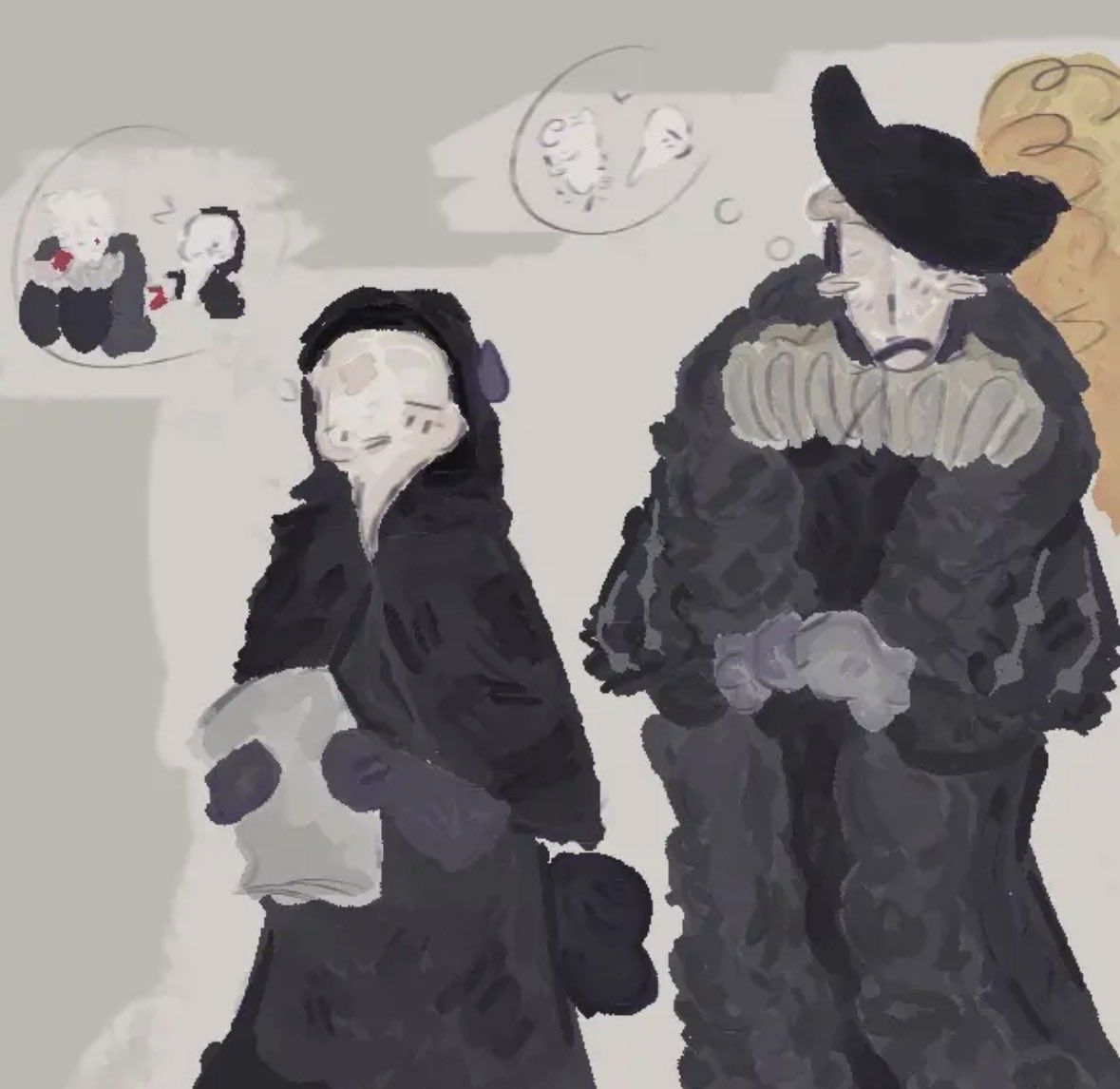 Applekingnem5's tweet photo. More 035 x 049 art 

#scp049 #scp039 #art #scp https://t.co/hBhRNy4jLG