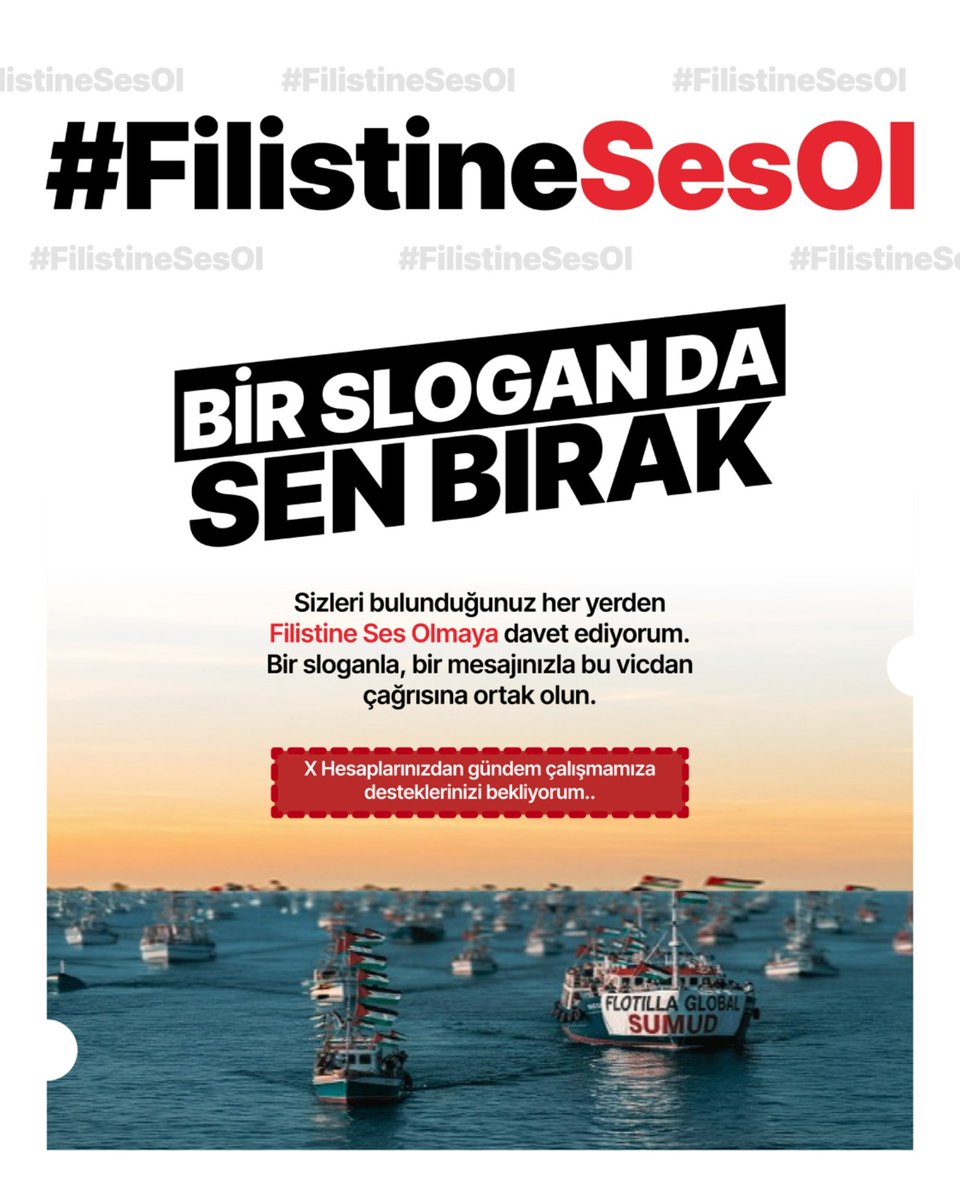 husrevdayi's tweet image. 📍Bir slogan da sen bırak
📍Bi tweet at,bi tweet beğen
#FilistineSesOl
#FreePalestine
Nehirden Denize Özgür Filistin