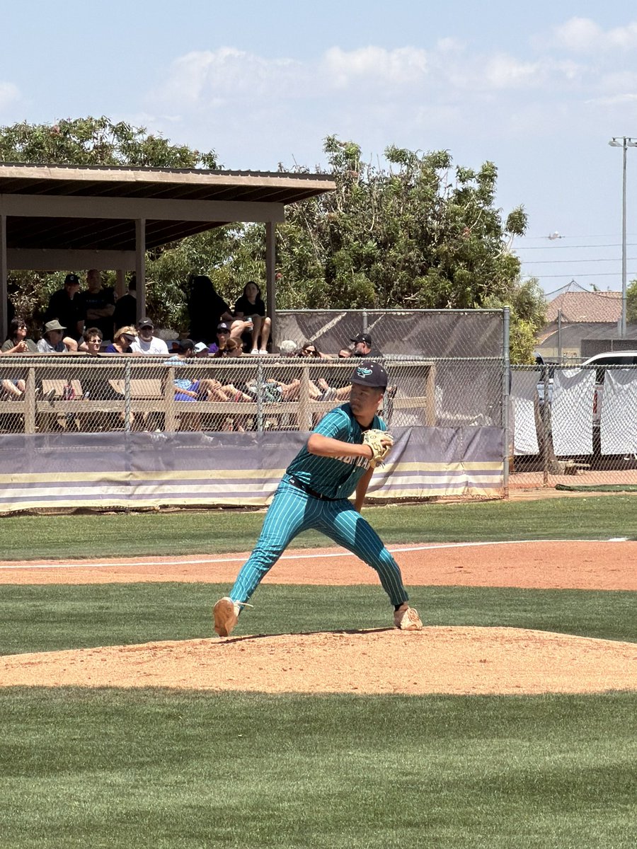 JSong2028's tweet photo. Playoff Start vs #1 Queen Creek

2 IP, 2 H, 1 R, 1 K, 62 GB% https://t.co/a88RgQegZa