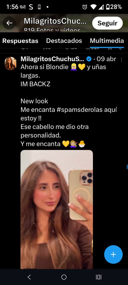 Astral_04's tweet photo. @Saraithnlc Pruebas si se supone que no es ella porque subiría en X primero ese vídeo, si es suplantación sería después https://t.co/11V5EbL1VH